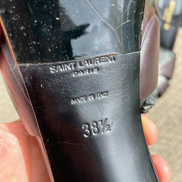 YSL heels BIANCA 85 BUT AS SAN genuine leather + original box - Picture 3 of 4